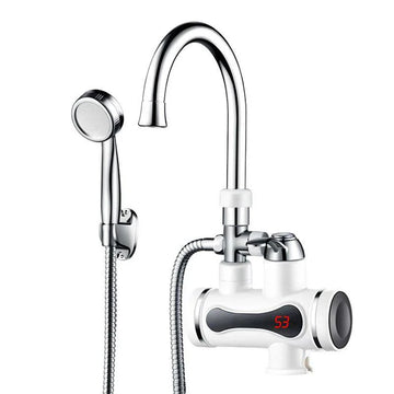 Faucet hot water tap with shower instant heating electric water heater