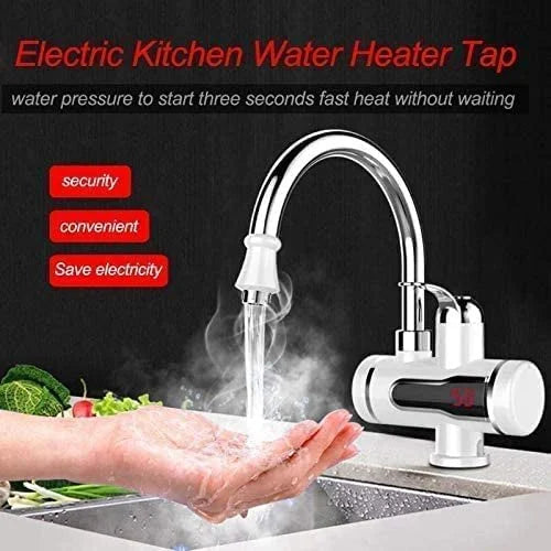 Faucet hot water tap with shower instant heating electric water heater